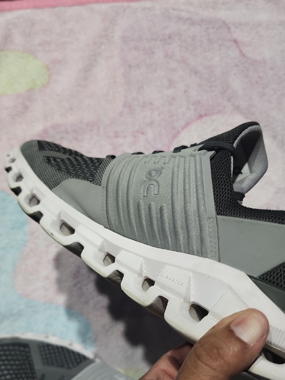 ON RUNNING Cloudswift Men/Adult shoe SZ 12.5 Athletics Rock/Slate - Picture 15 of 16